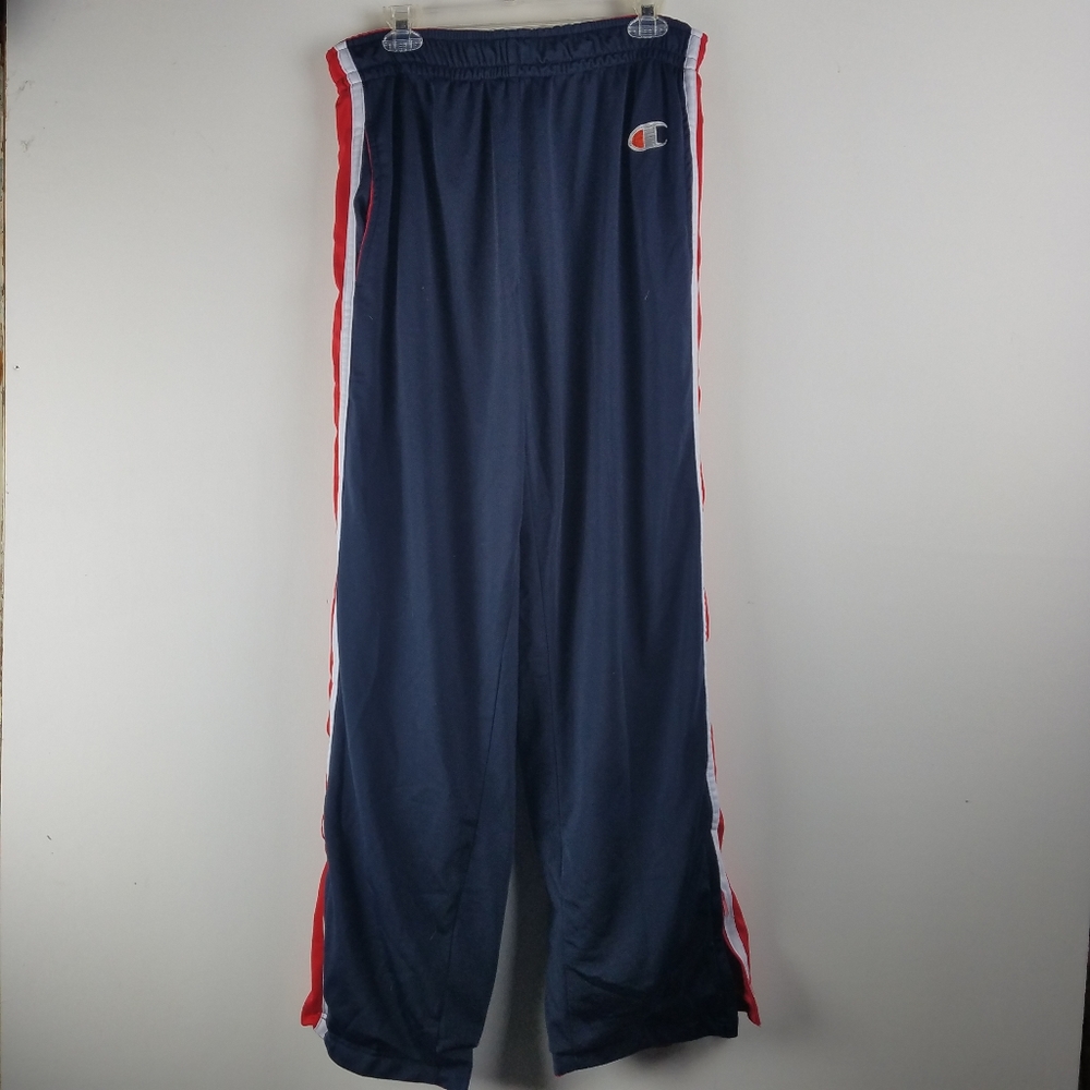 Men's Vintage Champion Pants Size L Red White Blue